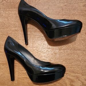 Stuart Weitzman Black Platform Heels